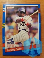 1991 Donruss Sammy Sosa #147 *ERROR Wrong Birthday*